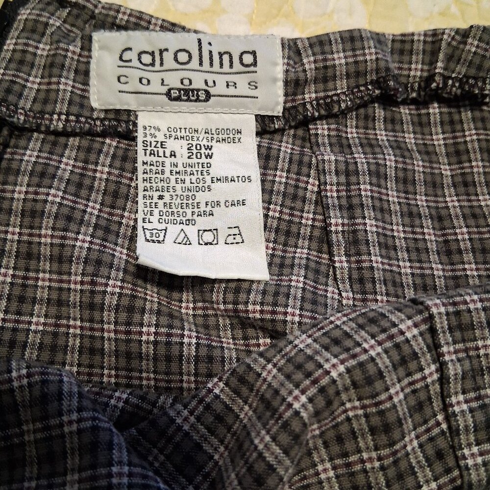 Women's Skirt, Carolina Colours Plus, Size 20W, Black/White/White embroidery - Picture 3 of 4